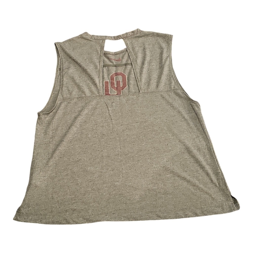 Nike Women's Gray Ohio State Buckeyes Dri-Fit‎ Sleeveless Shirt Sz Reg Xl - Picture 3 of 6